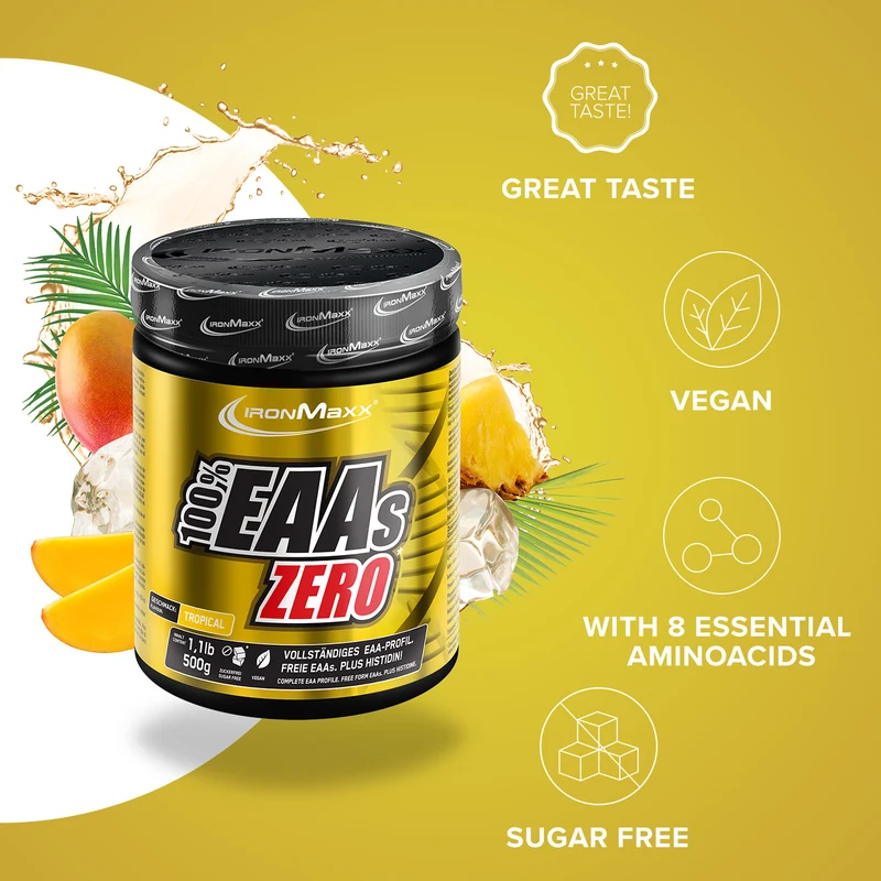 100% EAAs Zero (500g) - Tropical