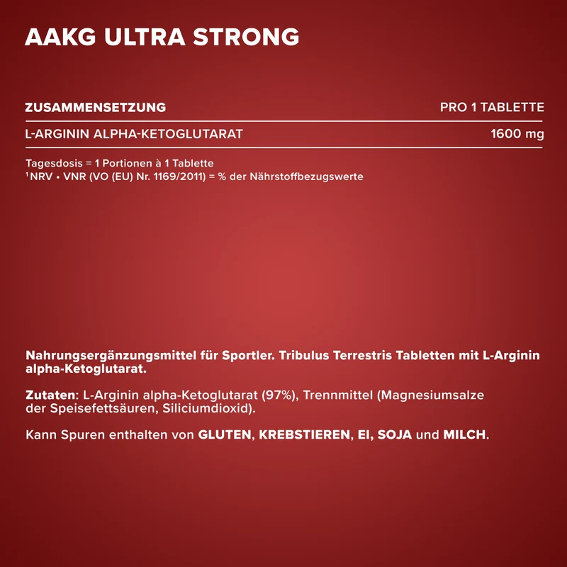 AAKG Ultra Strong - 180 Tabletten
