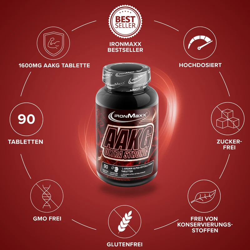 AAKG Ultra Strong - 90 Tabletten