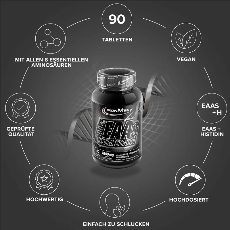 100% EAAs Ultra Strong - 90 Tabletten