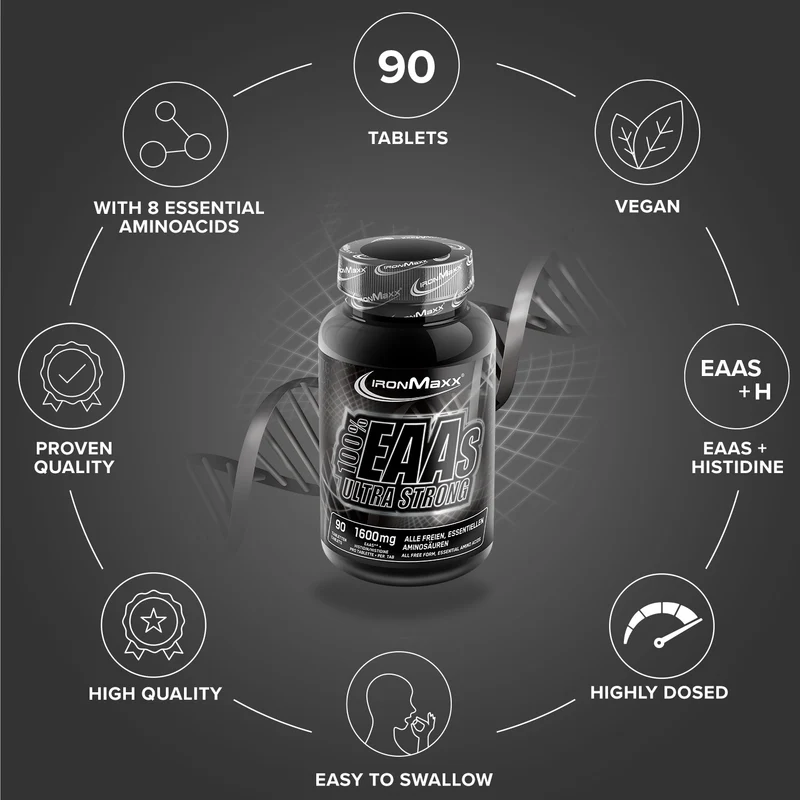 100% EAAs Ultra Strong - 90 Tabletten