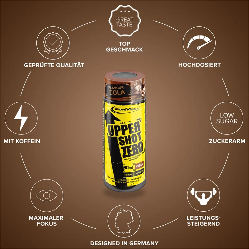 Upper Shot ZERO (60ml) - Cola