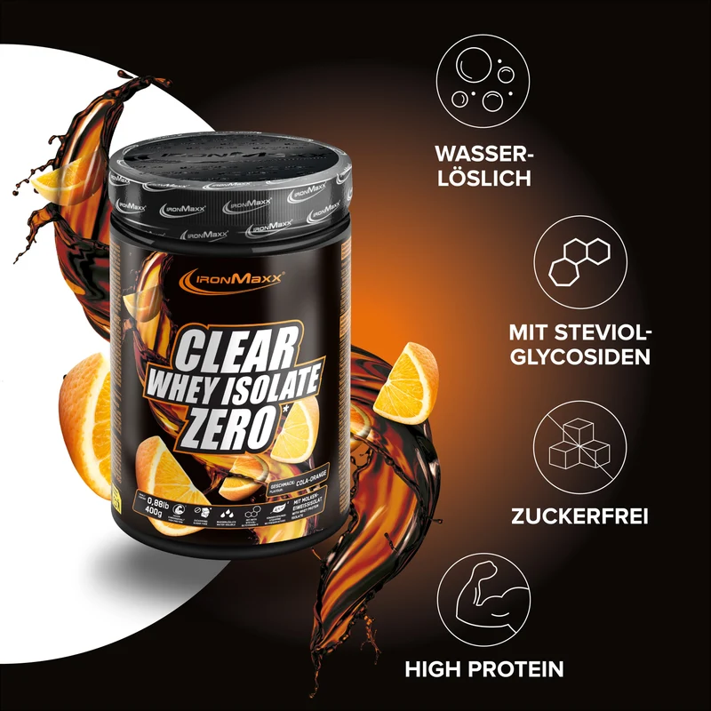 Clear Whey Isolate ZERO (400g) - Cola Orange