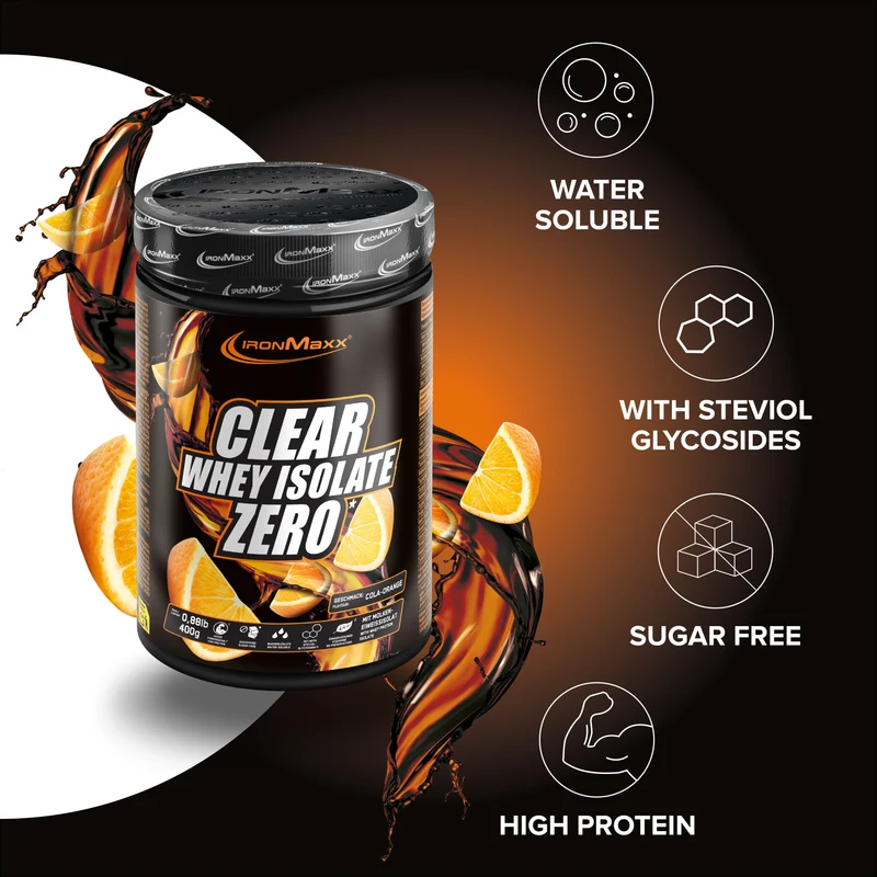 Clear Whey Isolate ZERO (400g) - Cola Orange