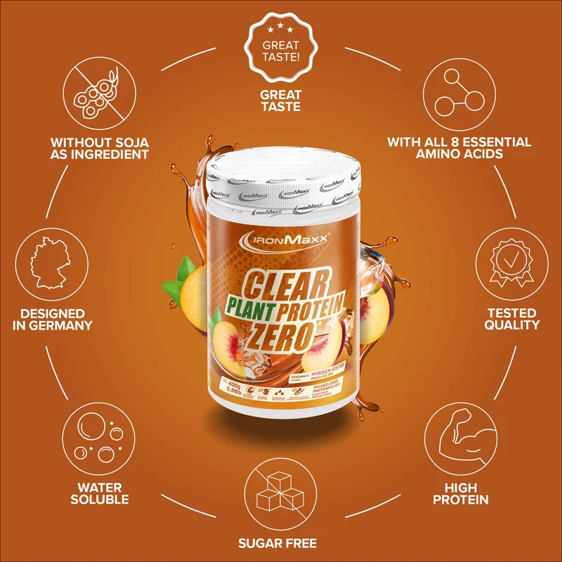 Clear Plant Protein ZERO (400g) - Peach Ice Tea