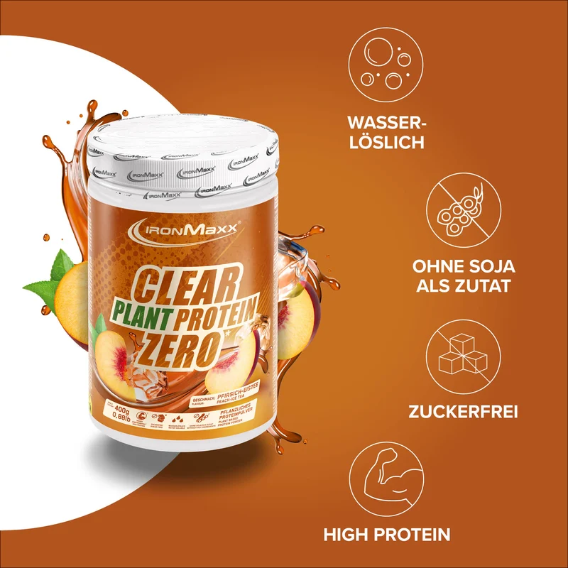 Clear Plant Protein ZERO (400g) - Peach Ice Tea