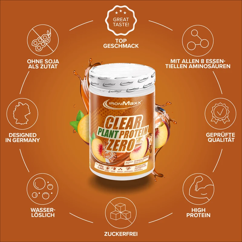 Clear Plant Protein ZERO (400g) - Peach Ice Tea