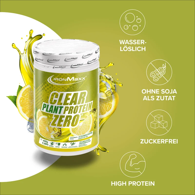 Clear Plant Protein ZERO (400g) - Lemon Ice Tea