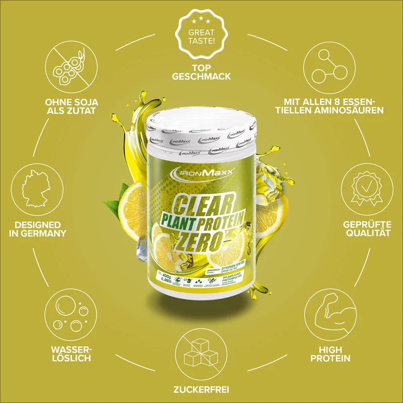 Clear Plant Protein ZERO (400g) - Lemon Ice Tea
