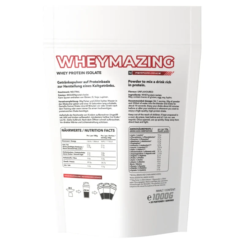 Wheymazing 1kg Neutral