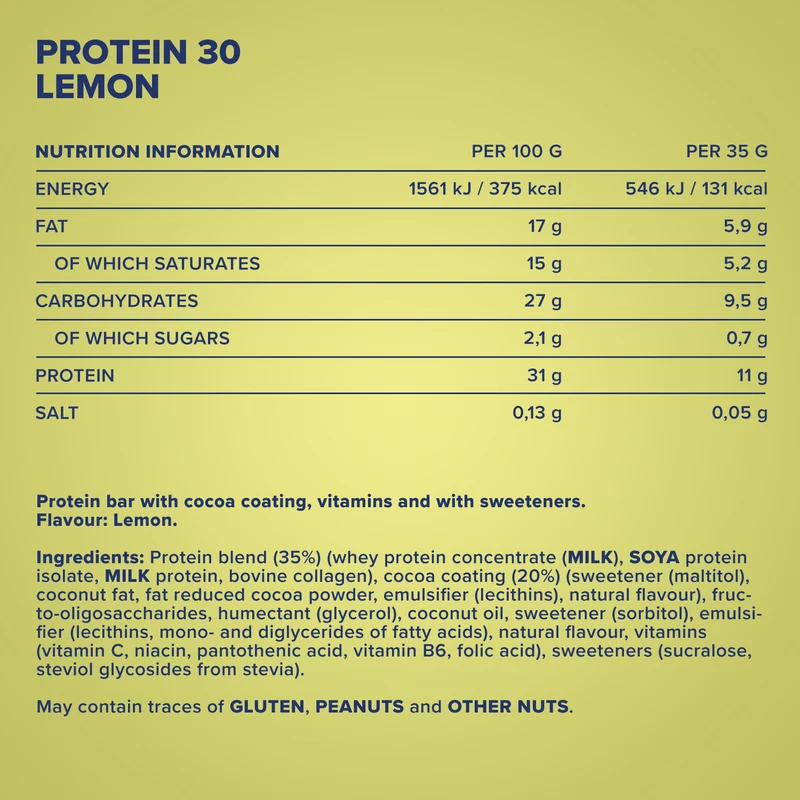 Protein 30 Protein Riegel (35g) - Lemon