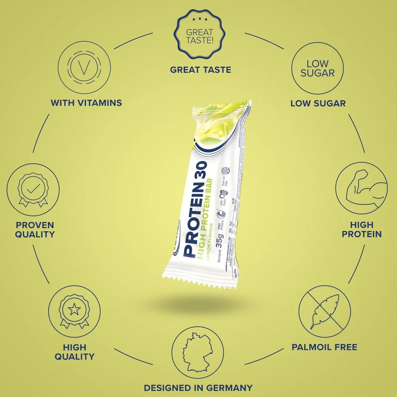 Protein 30 Protein Riegel (24x35g) - Lemon