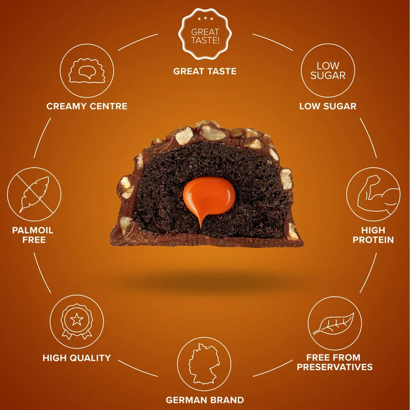 Lava Bar Protein Riegel (40g) - Caramel Fudge Brownie