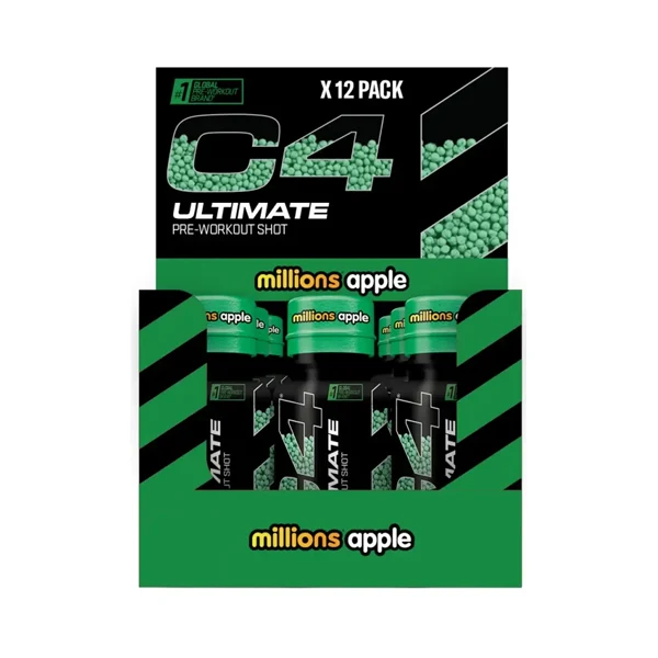 Cellucor C4 ULTIMATE SHOT, 12x 60 ml Flasche