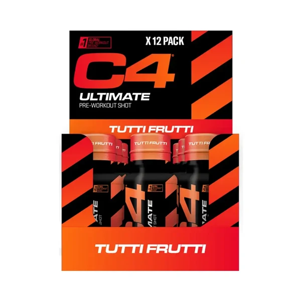 Cellucor C4 ULTIMATE SHOT, 12x 60 ml Flasche