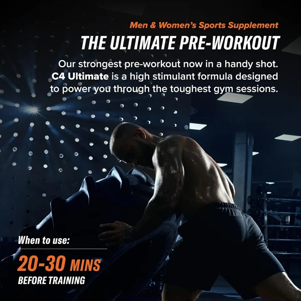 Cellucor C4 ULTIMATE SHOT, 60 ml Flasche