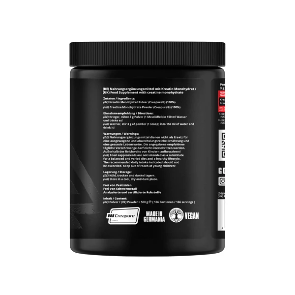 Gods Rage ODIN STRENGTH CREAPURE®, 500 g Dose