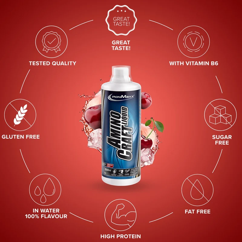 AminoCraft Liquid (1000ml) - Kirsche