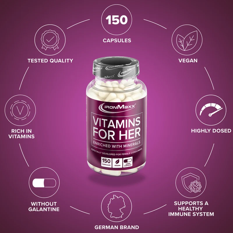 Vitamins for Her - 150 Kapseln