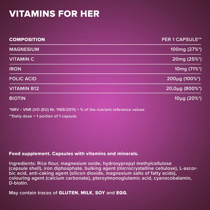 Vitamins for Her - 150 Kapseln