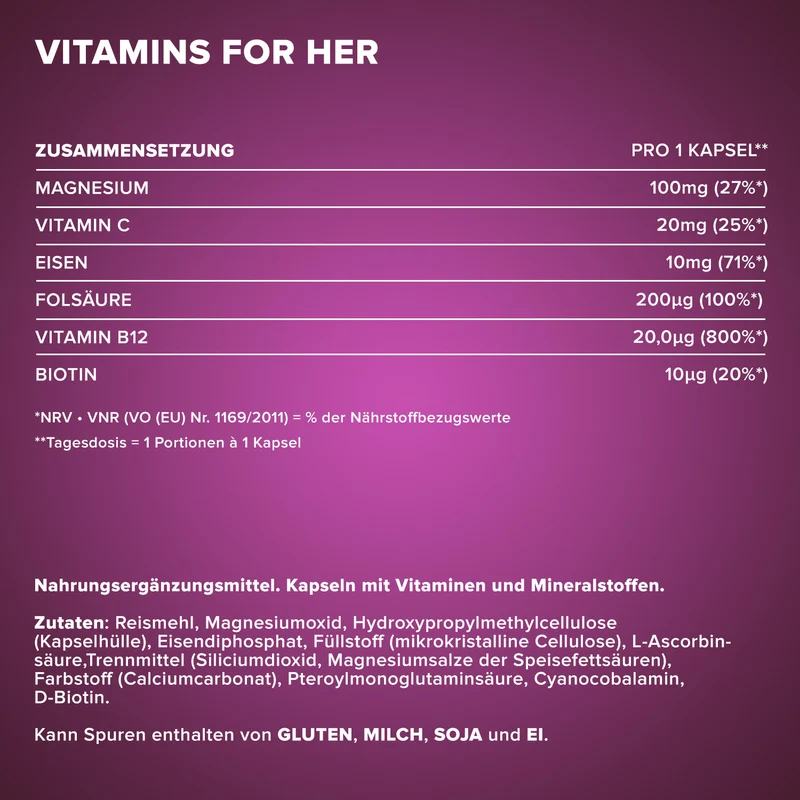 Vitamins for Her - 150 Kapseln