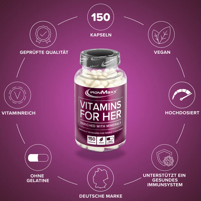 Vitamins for Her - 150 Kapseln
