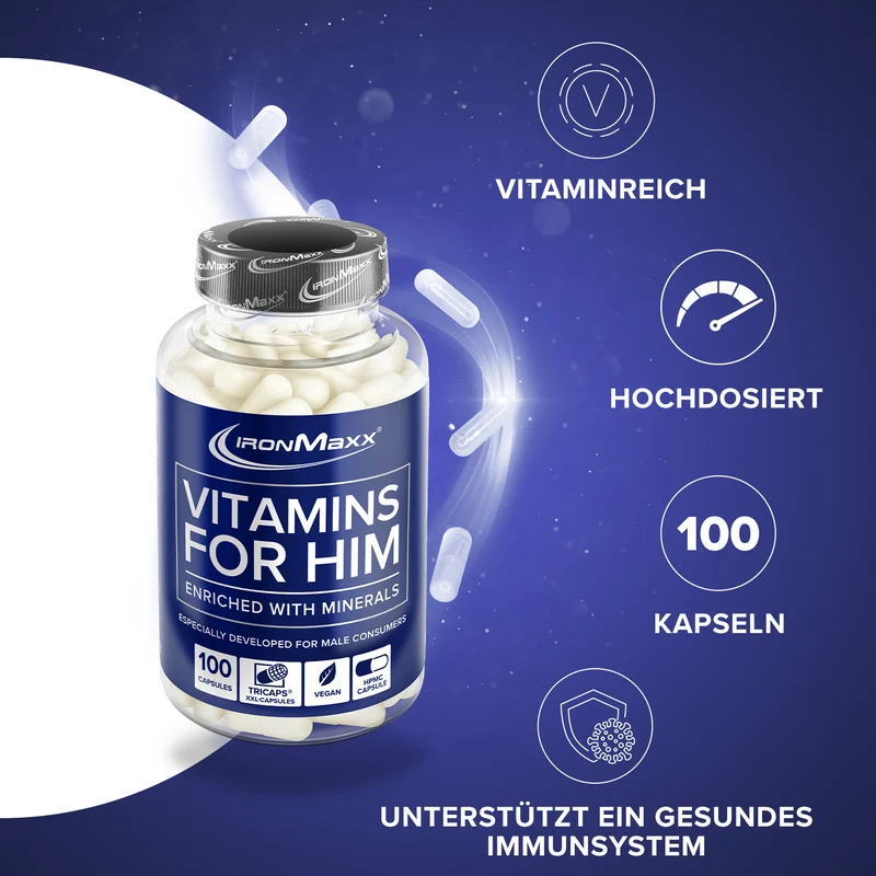 Vitamins For Him - 100 Kapseln