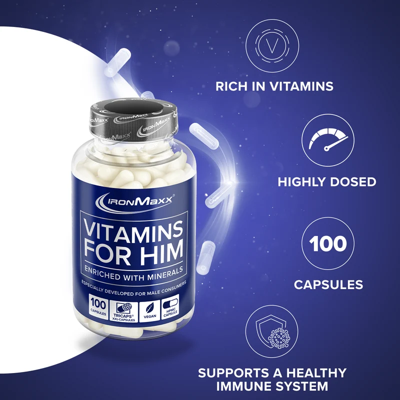 Vitamins For Him - 100 Kapseln