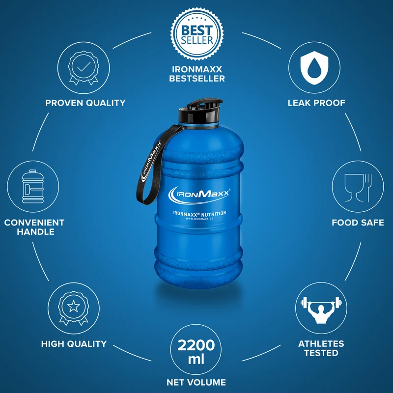 Water Gallon (2200ml) - Matt Blau