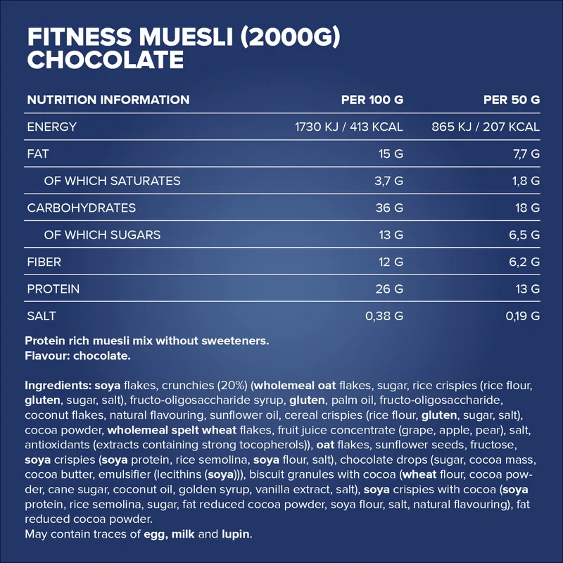 Fitness Müsli (2000g) - Chocolate