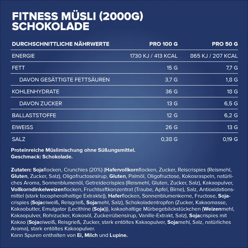 Fitness Müsli (2000g) - Chocolate