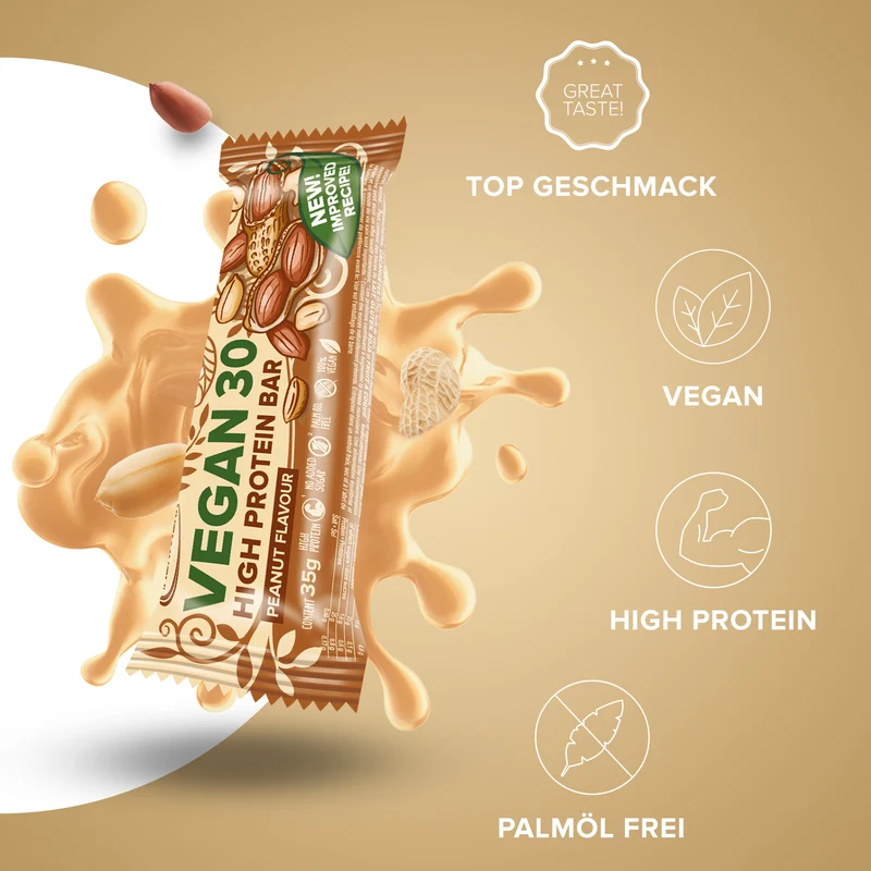 Vegan 30 Protein Riegel (35g) - Peanut
