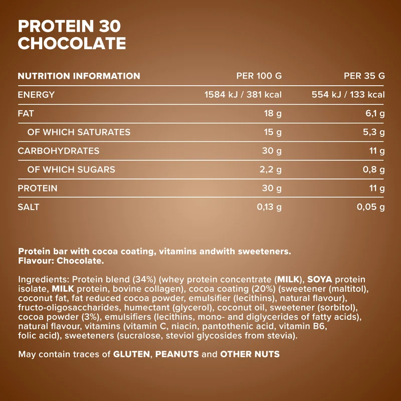 Protein 30 Protein Riegel Multipack (6x35g) - Schokolade