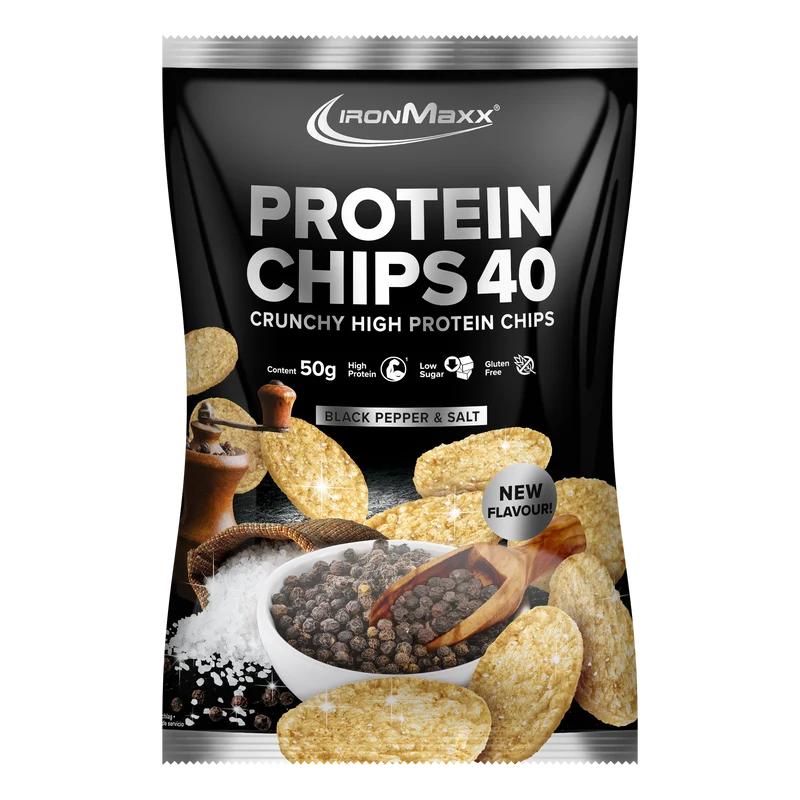 Protein Chips 40 (50g) - Salt & Pepper