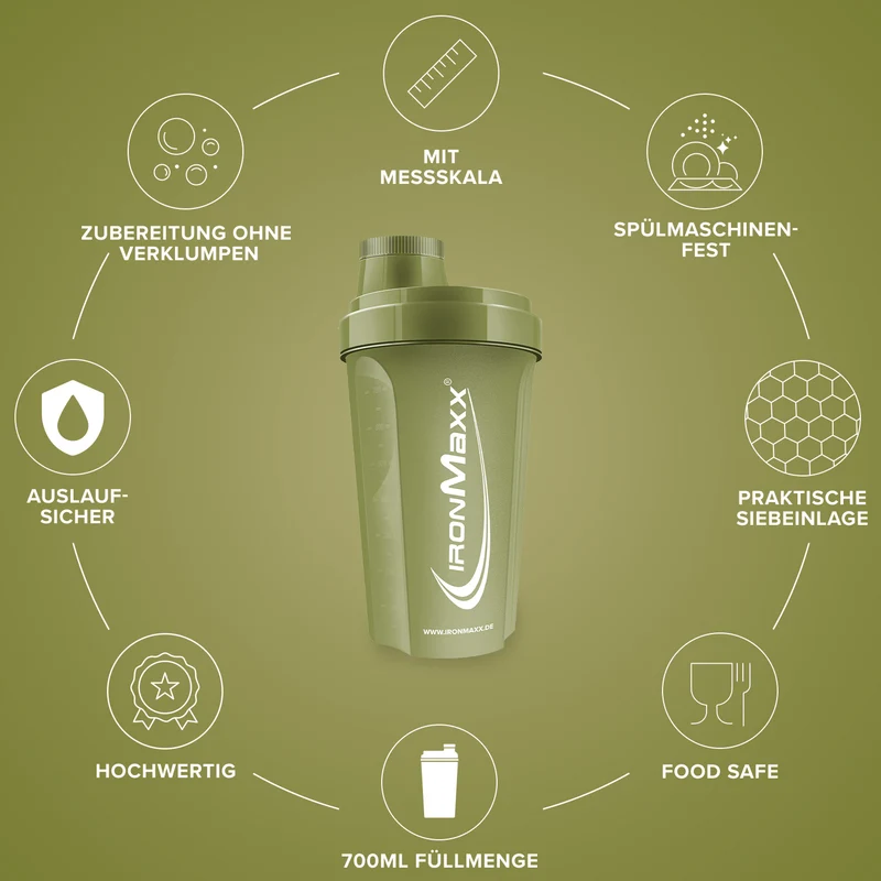 Shaker (700ml) - Navy Green