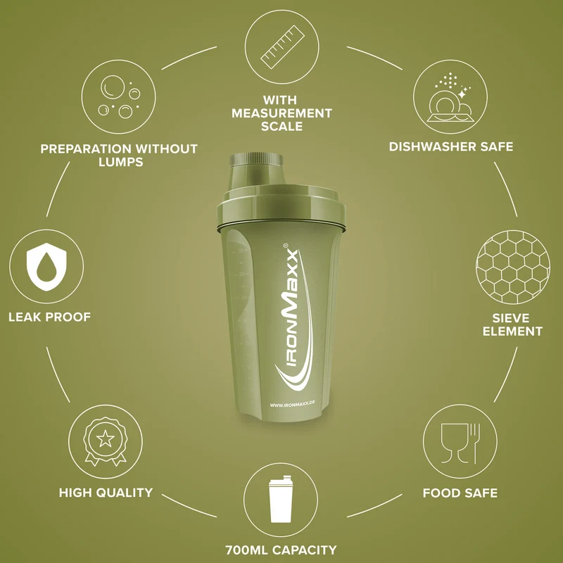 Shaker (700ml) - Navy Green