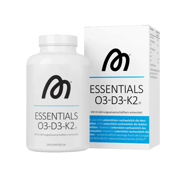 More Nutrition ESSENTIALS O3-D3-K2, 240 Kapseln