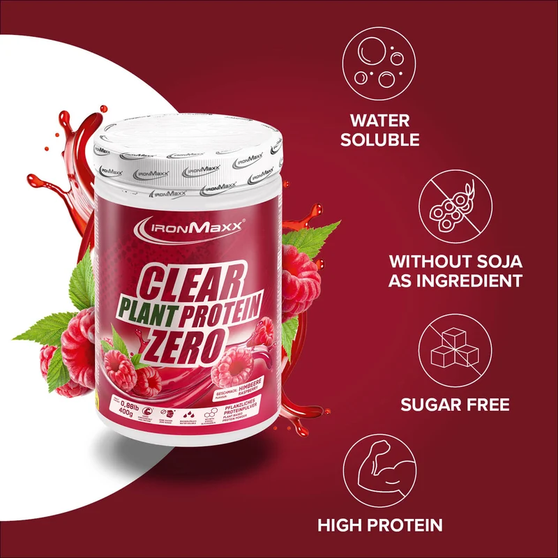 Clear Plant Protein ZERO (400g) - Raspberry