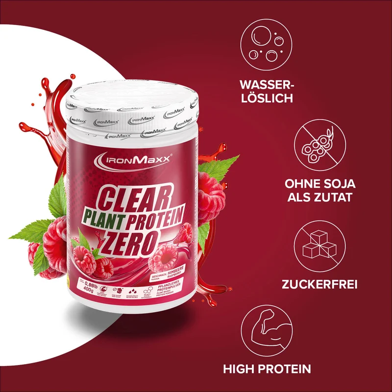 Clear Plant Protein ZERO (400g) - Raspberry