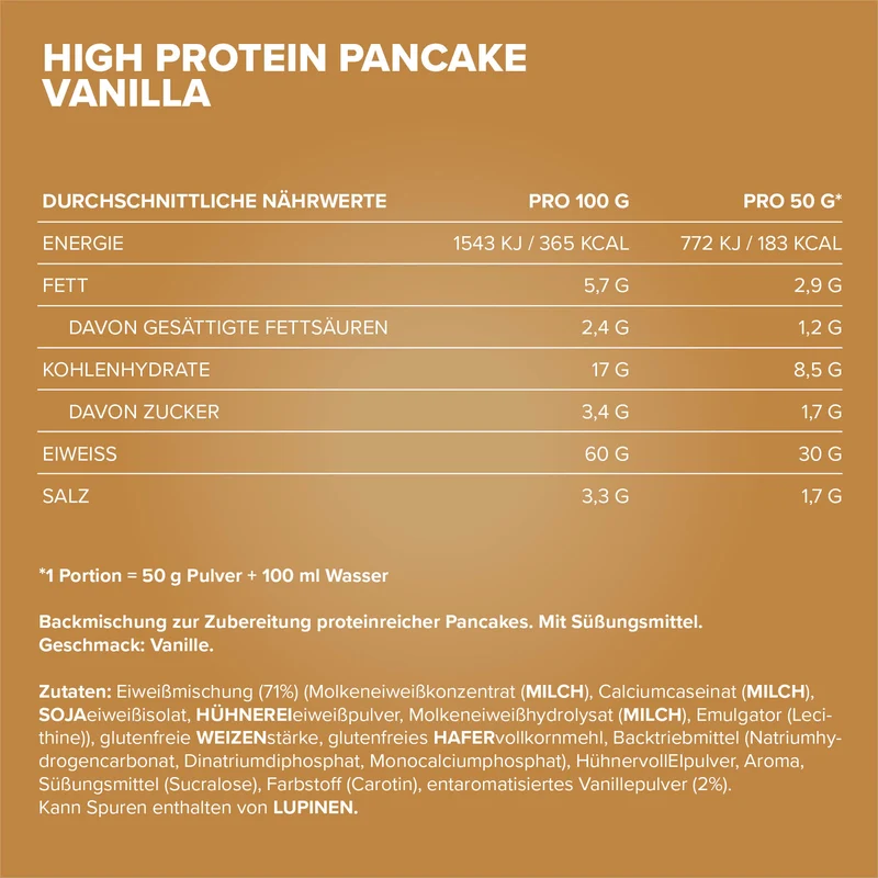 High Protein Pancake (450g) - Vanilla