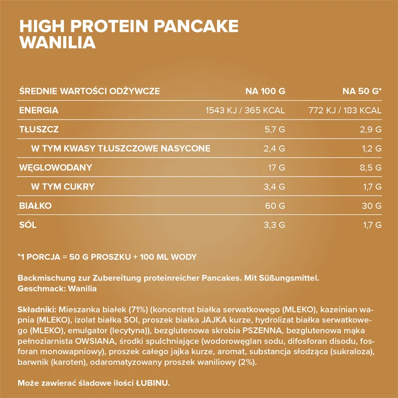 High Protein Pancake (450g) - Vanilla