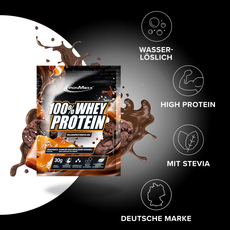 100% Whey Protein (30g) - Dark Cookies Salted Caramel