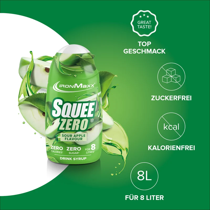 SqueeZero (65ml) - Sour Green Apple