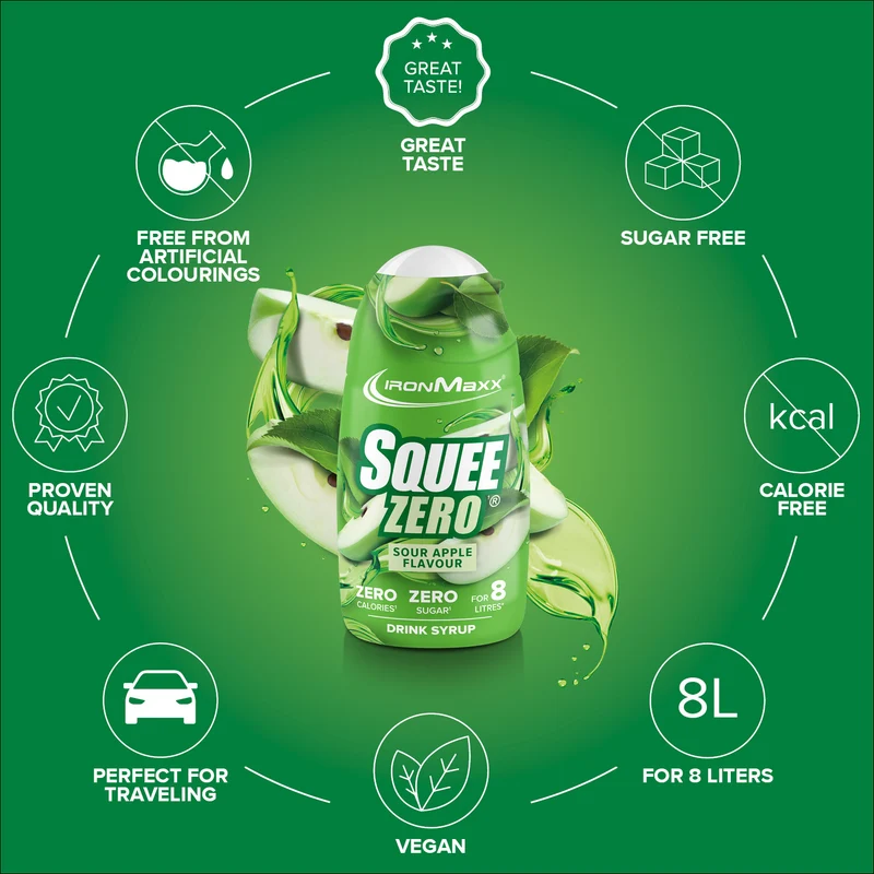 SqueeZero (65ml) - Sour Green Apple