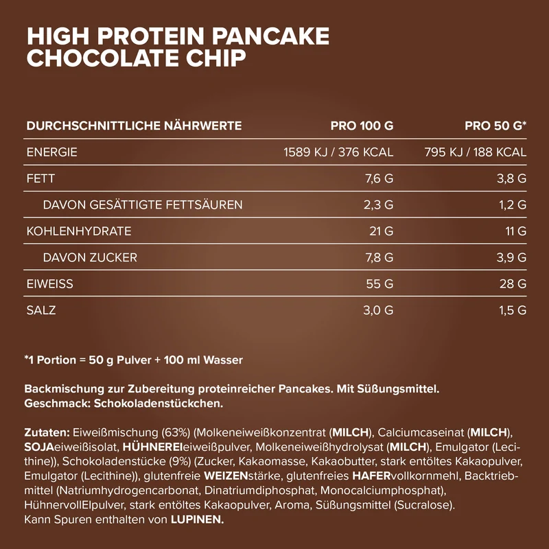 High Protein Pancake (450g) - Chocolate Chip