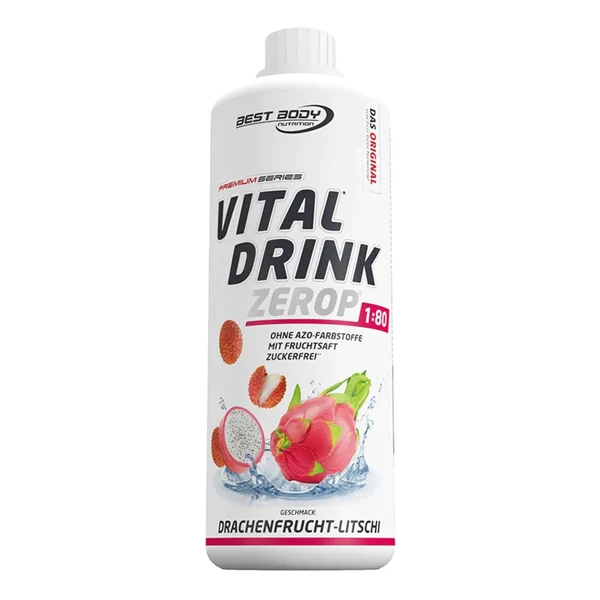 Best Body VITAL DRINK ZEROP®, 1000 ml Flasche