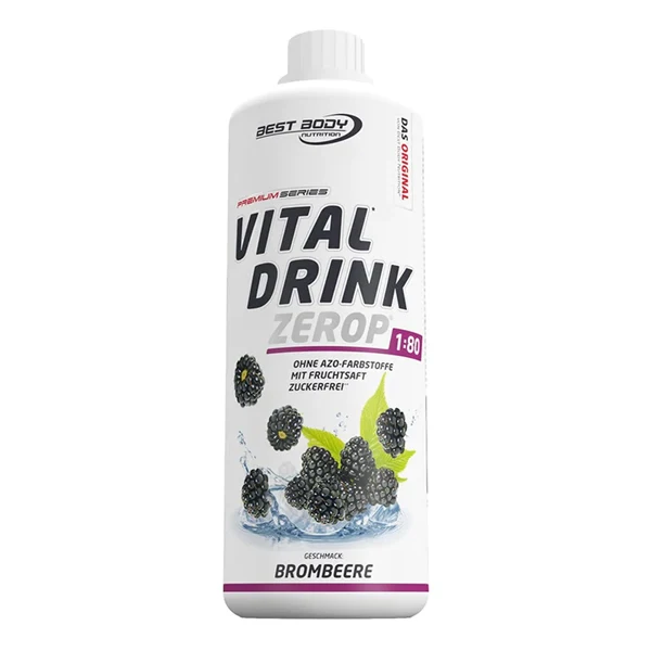 Best Body VITAL DRINK ZEROP®, 1000 ml Flasche