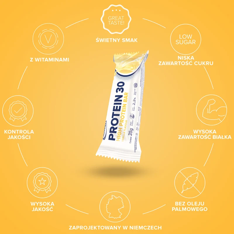 Protein 30 Protein Riegel (35g) - Vanille
