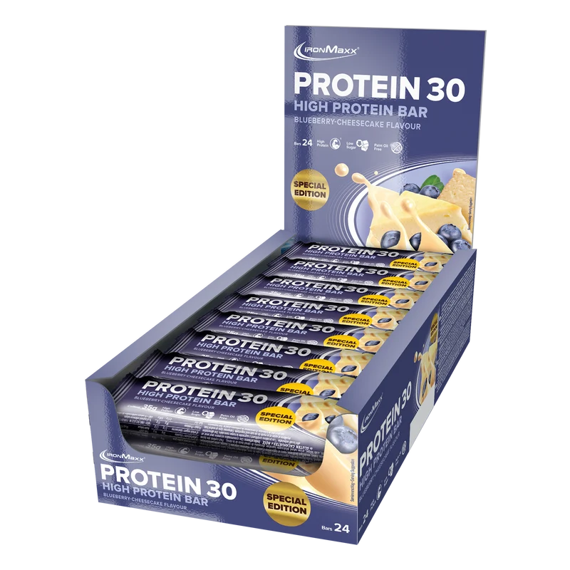 Protein 30 Protein Riegel (24x35g) - Blueberry Cheesecake