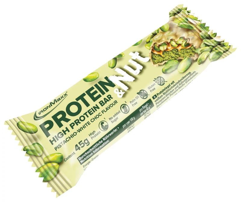 Protein & Nut (24x45g) - Pistachio White Choc